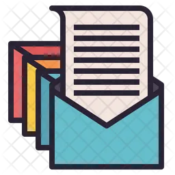 Email Sequence  Icon