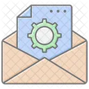 Email Settings Awesome Lineal Color Icon Icon