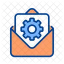 Setup Email Gear Icon