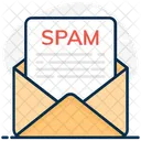 E-mail de spam  Ícone