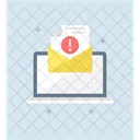 E Mail De Spam On Line Erro De Mensagem Erro De E Mail Icon