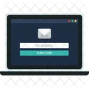 Email Template with Dark Screen  Icon