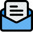 Email Text  Icon