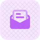 Email Text Mail Text Mail Icon