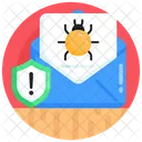 Spam Email Mail Alert Caution Mail Icon