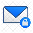Email Unlock Email Mail Icon