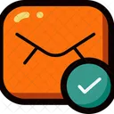 Verificacao De E Mail E Mail De Documento Mensagem Ícone