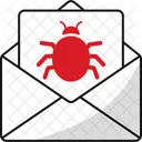 Email Virus Threat Hazard Icon