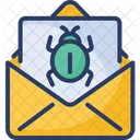 Email Virus Threat Icon