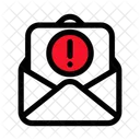 Email Alert Caution Icon