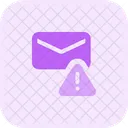 Email Warning Email Alert Mail Elert Icon