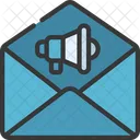 Email With Annoucement Annoucement Email Icon
