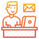 Human Resource Workfromhome Email Icon
