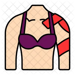 Emale shoulder pain  Icon
