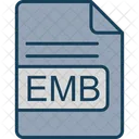 Emb File Format Icon