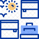 Cubos De Embalagem Embalagem De Viagem Organizacao De Bagagem Ícone