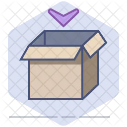 Embalaje de caja  Icono