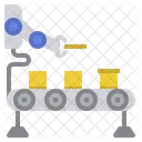 Robot Emballage Industrie Icône