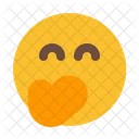 Embarrassed Emoji Smileys Icon