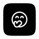 Embarrassed Emoji Smileys Icon