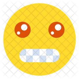 Embarrassed Face Emoji Icon