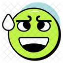 Embarrassed Smiley Face Emoji Expression Icon