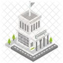 Building Architecture Embassy Icon