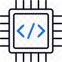 Embedded System Chip Circuit Icon