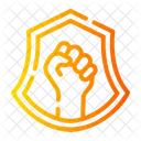 Emblem Hand Usa Icon
