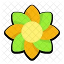 Emblem Flower Badge Icon