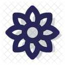Emblem Flower Badge Icon
