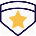 Emblem Star Military  Icon