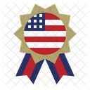 Distintivo americano  Ícone