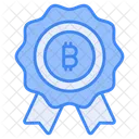 Distintivo de bitcoin  Ícone