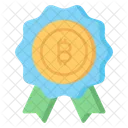 Distintivo de bitcoin  Ícone