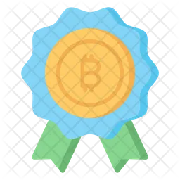 Distintivo de bitcoin  Ícone