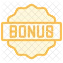 Bonus Badge Duotone Line Icone Ícone