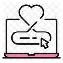 Emblema de doação digital  Ícone
