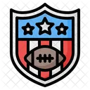 Emblema de fútbol americano  Icono