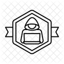 Distintivo De Hacker Etico Hacker Etico Ícone