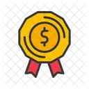 Distintivo De Dolar Distintivo Dolar Icon