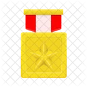 Distintivo Medalha Estrela Ícone