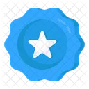 Distintivo De Estrela Rotulo De Estrela Emblema De Estrela Ícone