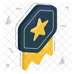 Distintivo de estrela  Ícone