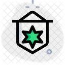 Distintivo De Estrela Medalha De Estrela Medalha Ícone