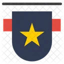 Distintivo de estrela  Ícone