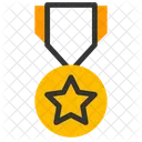 Distintivo De Estrela Distintivo Conquista Icon