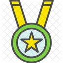 Distintivo De Estrela Conquista Premio Ícone