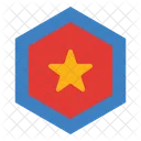 Distintivo de estrela  Ícone