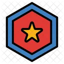 Distintivo de estrela  Ícone